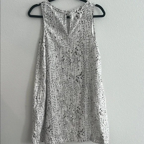 Rachel Zoe Los Angles Linen Floral Shift Dress Size M - Picture 5 of 6